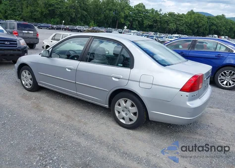 2002 Honda Civic Ex z USA, uszkodzony, nr VIN 2HGES26812H582022